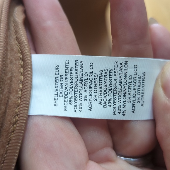 Lucky Brand Camel Wool Blend Wrap Trench Coat - Picture 4 of 7